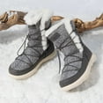 thumbnail image 6 of BURUDANI Women's Faux Lace-Up Winter Snow Boots, 6 of 6
