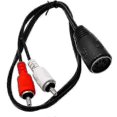 thumbnail image 1 of Midi Cable 7-pin Din Female To 2 Dual Rca Male Plug o Cable 1.5m Din 7pin To 2rca Male Cord 0.5m 1m, 1 of 4