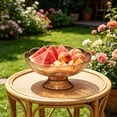 thumbnail image 4 of Modern Decorative Fruit Drainage Basket, Tiered Candy Serving Tray for Tabletop Organization, Stylish Snack and Dried Nut Platter for Home Use, SouMaox, 4 of 8