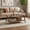 Honey Brown, variant on LEDREM 2-Tier Coffee Table with Storage Shelf, Modern Center Table with Tapered Legs, for Living Room, Easy Assembly, 39.4"W x 21.7"D x 17.7"H