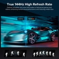 thumbnail image 6 of UPERFECT 144HZ Portable Gaming Monitor， 18" 2K 2560x1600 QHD 100% DCI-P3 Screen with Speakers & Smart Cover - GR18BQ, 6 of 11