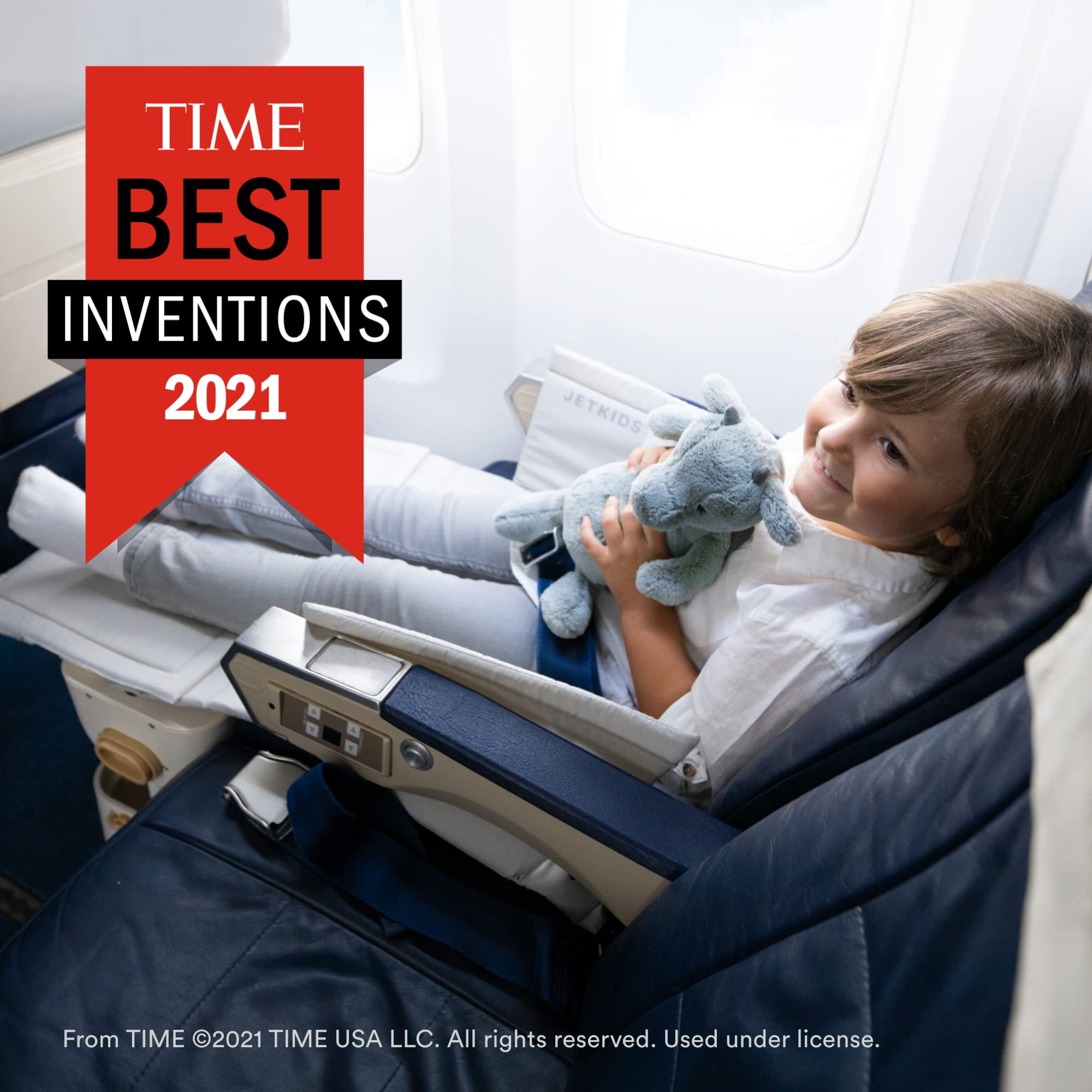 JetKids BedBox, Lunar Eclipse - Kid's Ride-On Suitcase & in-Flight Bed - Help Your Child Relax & Sleep on The Plane - Approved by Many Airlines - Best for Ages 3-7