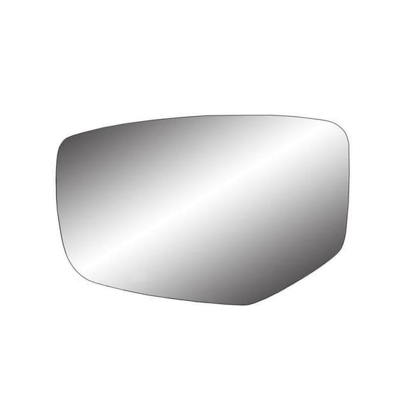 88272 - Fit System Driver Side Non-heated Mirror Glass w/ backing plate, Honda Accord Coupe, Accord Sedan 13-17, 4 3/ 4" x 7 5/ 8" x 7 1/ 2" (w/ o turn signal, w/ o camera)
