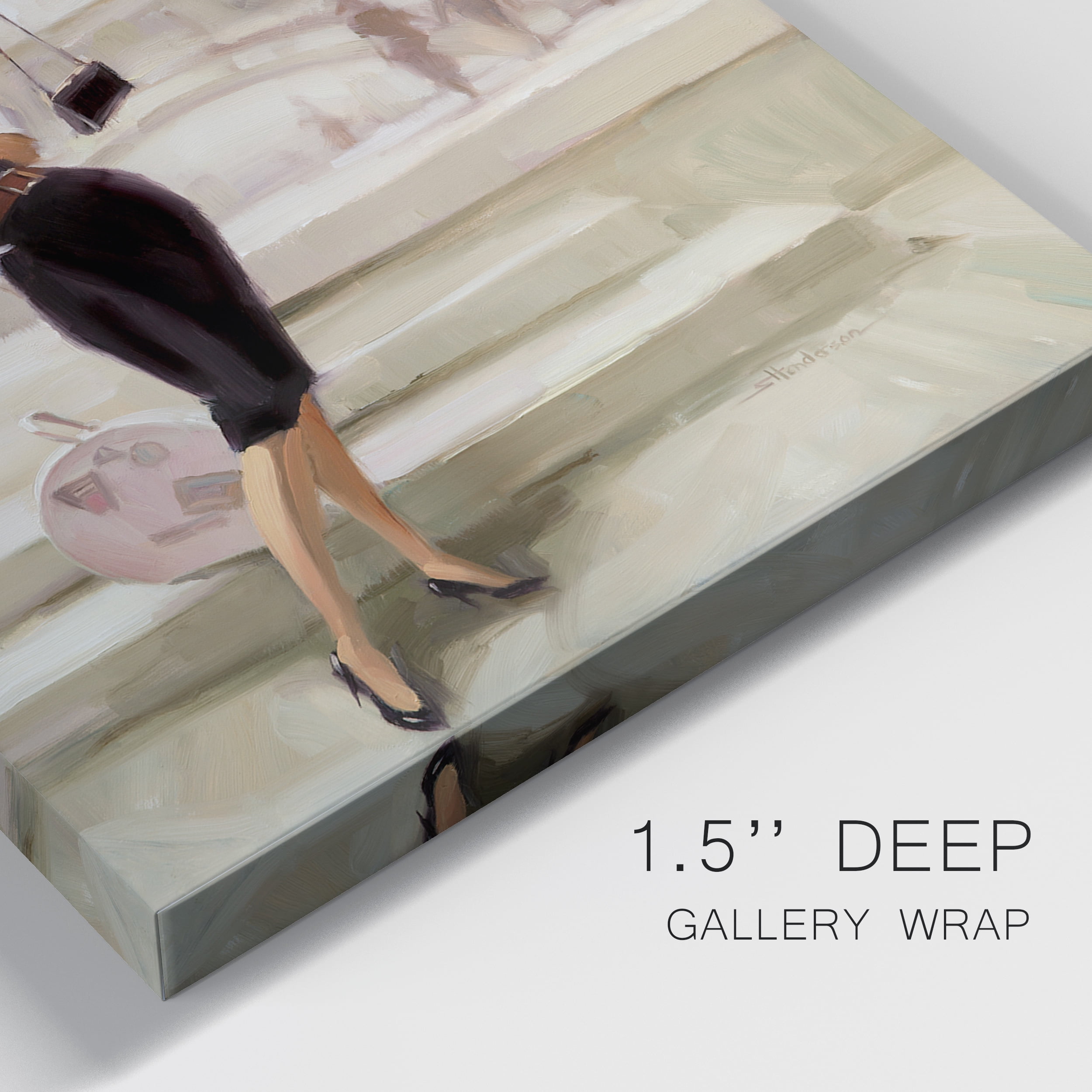 Love, From Paris Premium Gallery Wrapped Canvas - Ready to Hang - Set of 2 - 18 x 27 Each