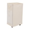 thumbnail image 3 of veasfak Foldable Laundry Hamper Laundry Basket with Wheels Storage Container for Laundry White, 3 of 9