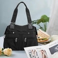 thumbnail image 5 of Waterproof,large Capacity Multi Pocket Nylon Shoulder Bag, Utility Tote Bag With Pockets And Compartments For Women, 5 of 5