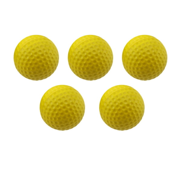 FUEENIRVA Bouncy Balls Synthetic Rubber Practice Sports Training 5 Pcs