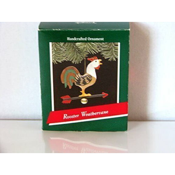 Hallmark 1989 Rooster Weathervane Ornament QX4675