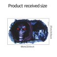 thumbnail image 2 of Pegatinas de Pared MACHAO Calavera Ojos Rojos Halloween, 2 of 5