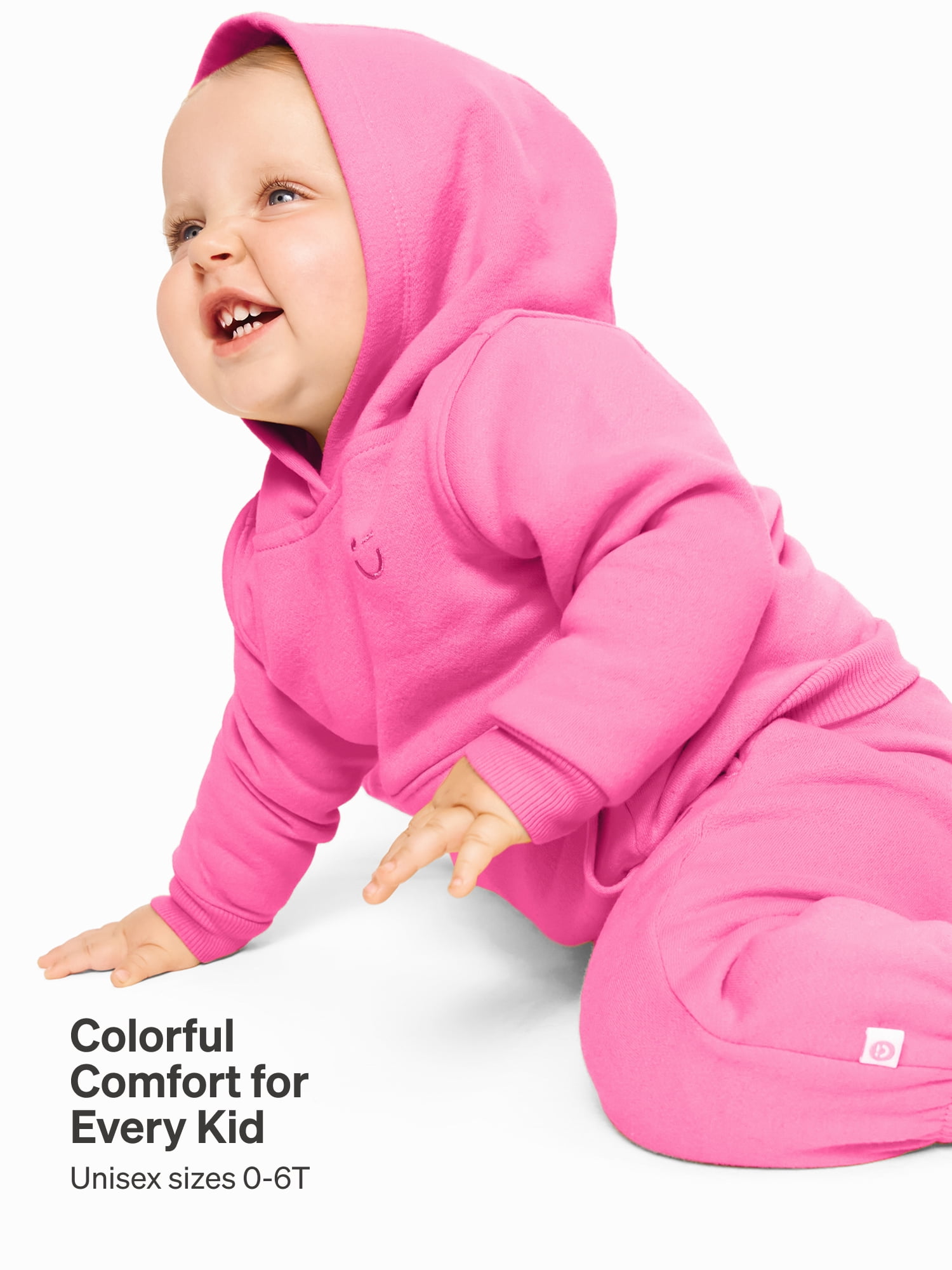 Color Mix by Garanimals Baby & Toddler Fleece Sweatpants, Sizes 0–6T