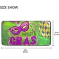 thumbnail image 3 of Coolnut Mardi Gras Kitchen Rug, 39"x20" Anti Fatigue Non-Slip Bath Rug, Entryways Runner Comfort Mat for Kitchen Washroom Bedroom, 3 of 7