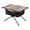 Light Vintage Floral, variant on Outdoor Folding Table Portable Picnic Camping Table For Garden Fishing Beach Leopard Print Bat Pattern