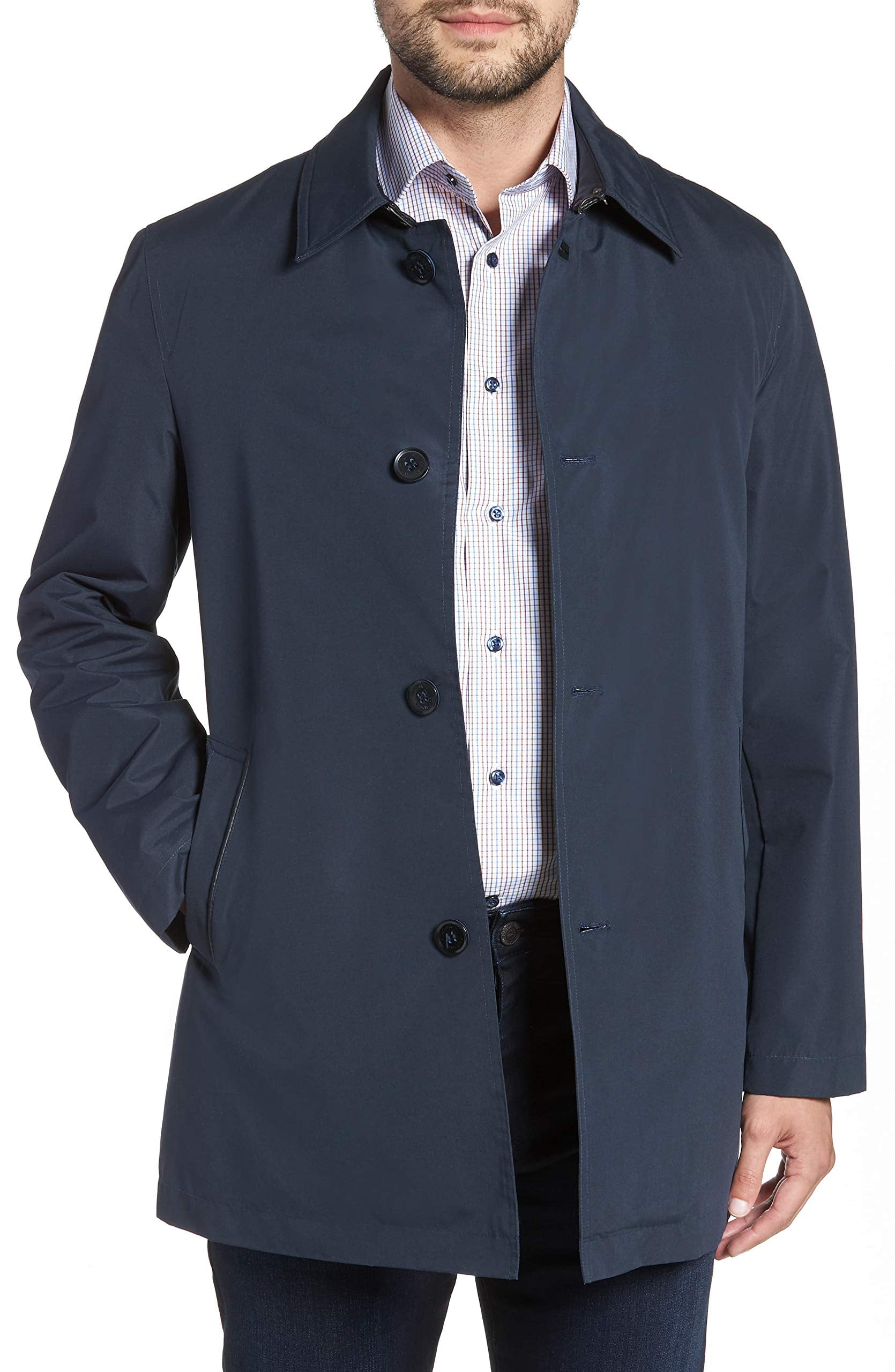 Cole Haan Coats & Jackets - Mens Jacket Navy Liner City Rain Button ...