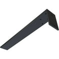 thumbnail image 6 of Ekena Millwork 2 1/2"W x 20"D x 4"H Hidden Support Steel Heavy Duty Bracket w/ Back Plate, Powder Coated Black, 6 of 10