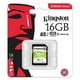 Kingston Canvas 16GB SDHC Class 10 Memory Card (SDS/16GBCR) – image 1 sur 2