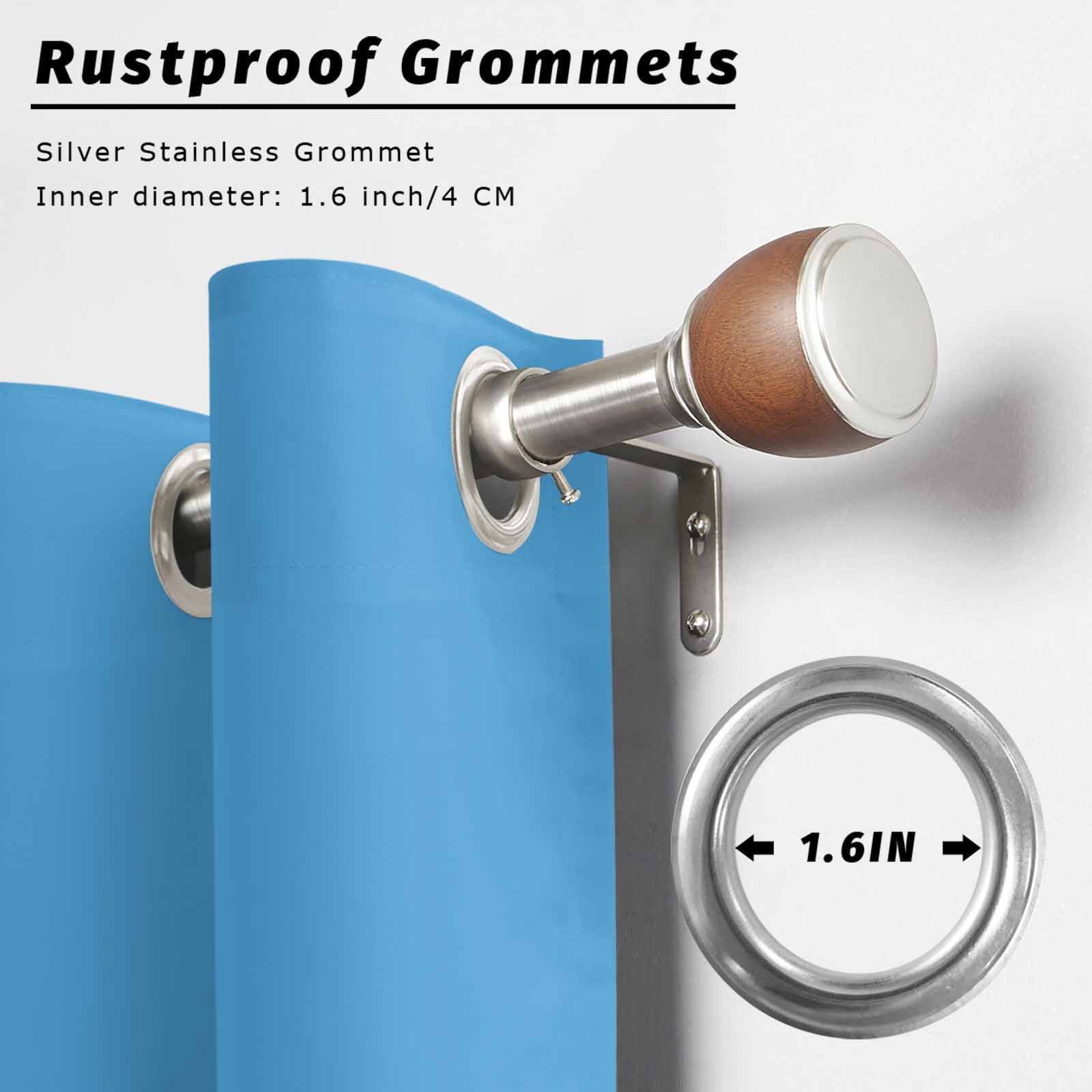 Snorkeling Cow Outdoor Curtains for Patio, Summer Beach Ocean Patriotic Swimming Ring Sunshade Privacy Drapes Grommet Waterproof Outside Curtains for Porch/Cabana/Balcony 54"x 108", 1 Panel