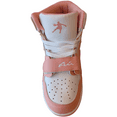 thumbnail image 6 of Loonyx Women's Light Pink Lace-Up Sport High-Top Stylish Sneakers, Size 8, 6 of 6
