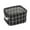 Black, variant on Qianying Small Foldable Storage Bins Baskets,Collapsible Linen Canvas Fabric Organizer Containers with Handles for Nursery Kids Toddlers - Multi,8X 6.X 4.72 inch/20.5*15.5*12Cm