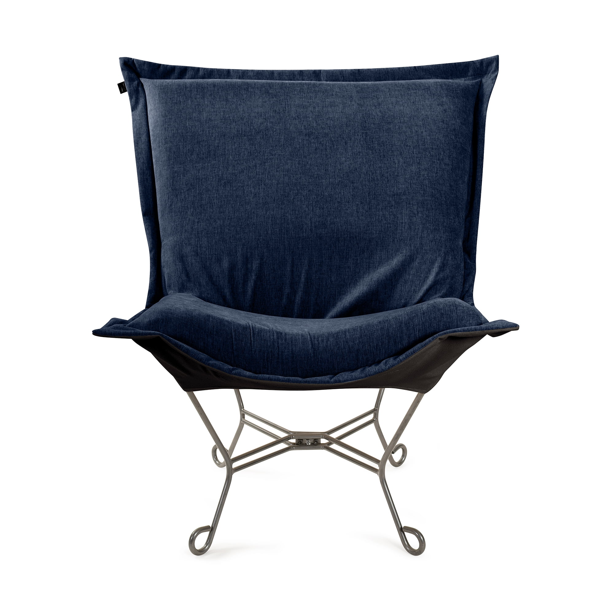 Komodo Navy Puff Chair and Frame