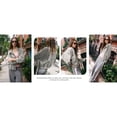 thumbnail image 5 of Lentta Womens Cropped Gingham Bomber Jacket Stand Collar Plaid Zip Up Coat with Pockets, 5 of 7