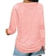 thumbnail image 4 of Camisas Para Mujer Moda de Manga Larga Con Cuello en V Blusa Con Cremallera Sólida Otoño Causal Pullover Tops Odeerbi ODB128061, 4 of 8
