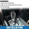 thumbnail image 6 of Unique Bargains 1PC Automatic Gear Shift Knob Stick Shifter for Toyota Land Cruiser 16-21 4Runner 2003-2021 Black, 6 of 7