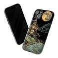 thumbnail image 2 of Haunted House Under Full Moon Dual Layer Phone Case for iPhone 16 15 14 13 12 11 Pro Plus Mini – Spooky Night Aesthetic Phone Cover Gift, 2 of 6