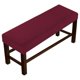 thumbnail image 1 of Zhuge Cubierta protectora del banco, cubierta de silla de comedor resistente al desgaste, color rojo vino, 1 pieza, talla m, 1 of 5