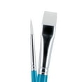 thumbnail image 3 of Creative Mark Masking Fluid Paint Brushes (Set of 10) - Watercolor Brushes Contains Synthetic Hair w/ Short Wood Handles, 3 of 7