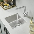 thumbnail image 3 of Blanco 524755 Cuvee R15 17 in. Undermount Bar Sink - Satin Polish & Stainless Steel, 3 of 4