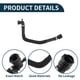 thumbnail image 4 of Manguera del radiador Unique Bargains, manguera de calefacción, manguera de salida del radiador para Peugeot 408 2014-2022 No. 9803391880, tubo de agua de goma negro 1 Pc, 4 of 6