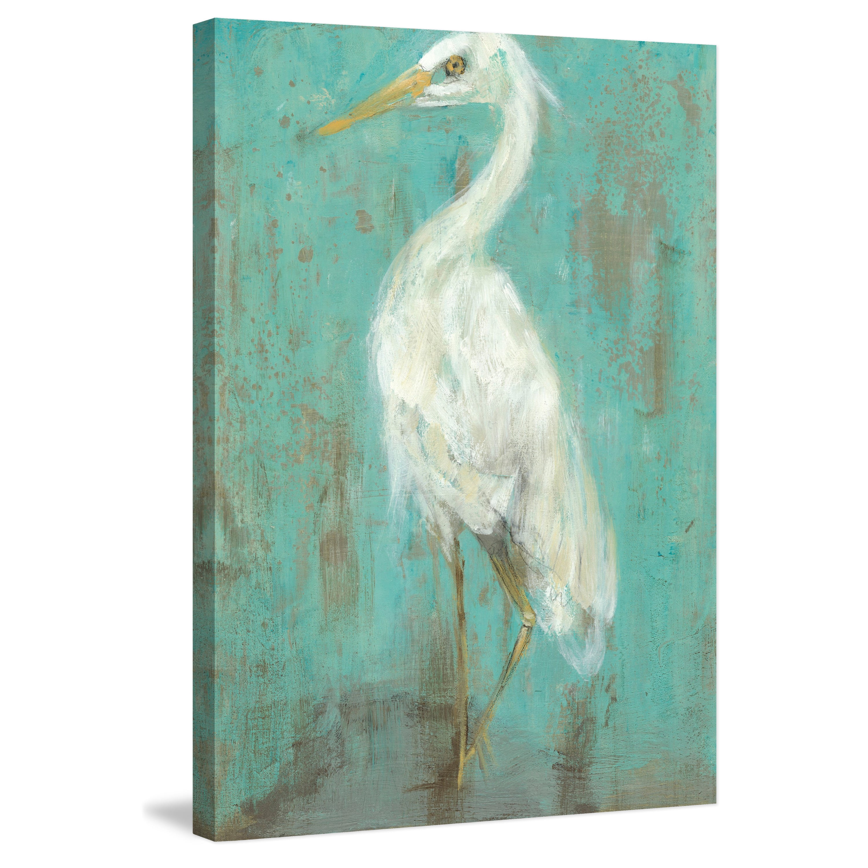 Marmont Hill "Seaspray Heron II" Painting Print on Wrapped Canvas