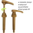 thumbnail image 3 of Set de 2 bombas dosificadoras para jarabe PERMINKS para botellas de 750 ml, color dorado, 3 of 7