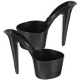 thumbnail image 3 of Shisuyan Succulent Cactus Bonsai Planter Container Black 2Pcs 8.7X8.5X4.1In, 3 of 9