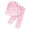 Pink, variant on Little Girl Outfit Sets Cozy Cute Long Sleeve Pajama Playful Print 2 Piece Kids Summer Clothes,Black,Size 5 -6 Years