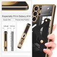 thumbnail image 4 of Compatible with Samsung Galaxy S23 Utral 5G Cell Phone Case with Grip Finger Hand Phone Holder Tablet Phone Strap Shockproof Protective Bumper Case-Black, 4 of 14