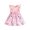 Pink, variant on Vedolay Mini Dress Little Girls Short Sleeve Dresses,Pink 6-12 Months