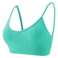 thumbnail image 3 of Swuxness Women's Push Up Wireless Bra, Womens Plus Size Bras, Women's Plus Size Large Chest Thin Push Up Comfortable Camisole Racerback Adjustable Straps Bras Mint Green, 36/80AB, 3 of 5