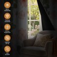 thumbnail image 5 of Tchckioa Flower Botanical Blackout Curtains,Privacy Protection Grommet Drapes for Bedroom,42x63 Inch,2 Panels, 5 of 9