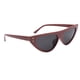 thumbnail image 3 of Gafas de sol del ojo de gato Yinane UV400 Lente gris Marco rojo negro, 3 of 5
