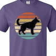 thumbnail image 4 of Inktastic German Shepherd Silhouette Vintage Retro T-Shirt, 4 of 5
