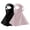 Black+pink, variant on Summer Sun Protection Women Face Neck Shield Cover, Sun UV Protection Men Face Neck Bandana