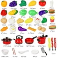 thumbnail image 3 of Kitchen Toys Set For Kids Girl Cooking Baby Cutting Fruit Cooking Kitchen Utensils Children‘s Simulation Education Pretend Play, 3 of 7