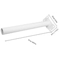 thumbnail image 2 of PTOOTP Solar Light Arm Street Light Pole White Steel 1 Set, 2 of 8