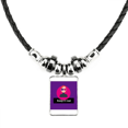 thumbnail image 1 of musica hip hop mantiene cierto collar a mano colgante de cuerda de cuero Unbranded M, 1 of 3