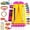 Yellow, variant on Tivamiko DIY Bracelets Making Kit with 8mm Beads(483pcs), Handcraft Necklace&Jewelry Making Kit for Girls Ages 6-12
