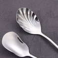thumbnail image 3 of justharion 6 Pieces Stainless Steel Spoon Reusable Anti-rust Stylish Solid Color Replacement Ergonomic Coffee Cake Mousse Scoop, 3 of 8
