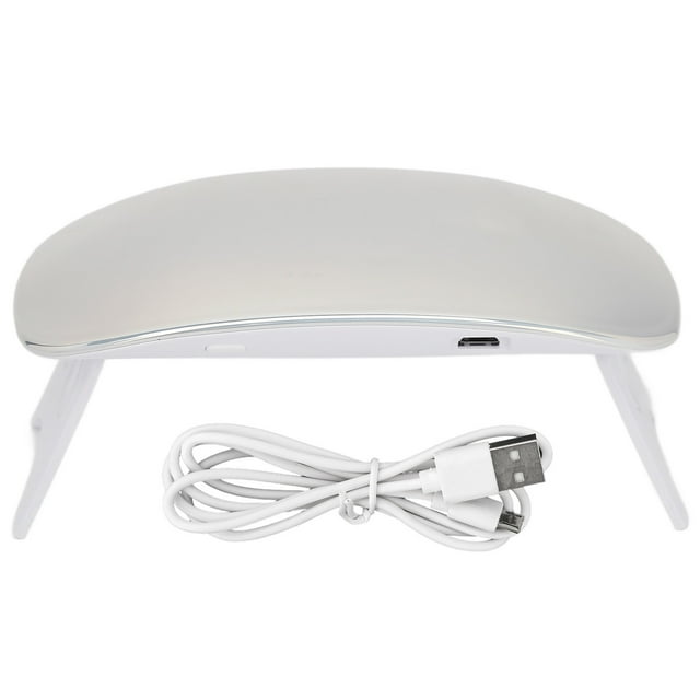 Luz para uñas, lámpara para uñas Luz UV portátil para uñas de 6W Luz LED para uñas resistente y resistente