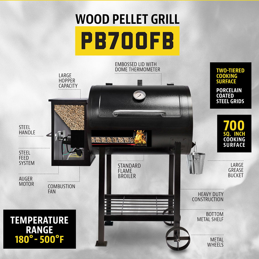 700fb wood pellet grill