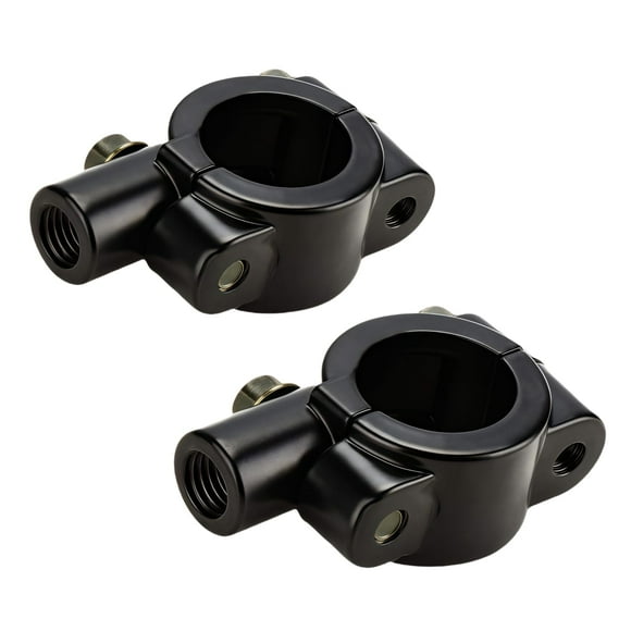 10MM 7/8" Handlebar Mirror Mount Clamp Aluminum Motorcycle Handlebar Rearview Side Mirrors Adapter Holder Clamp